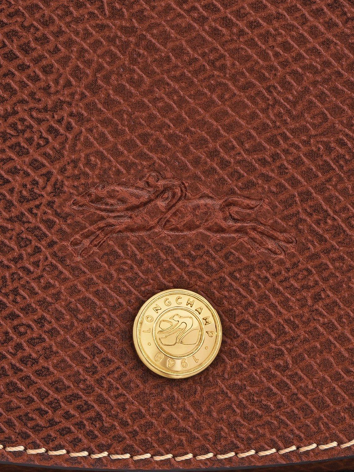 Product image 4 of 4, which shows Longchamp Épure Leather Crossbody Bag, Brown