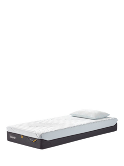 TEMPUR OUTLET Pro® Plus CoolQuilt Memory Foam Mattress, Medium/Firm Tension, Long Single, Like New, White