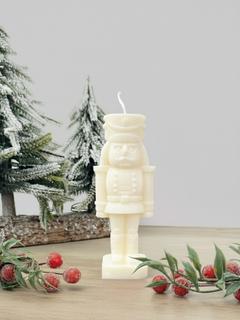 Truly Nutcracker Soy Wax Candle, White