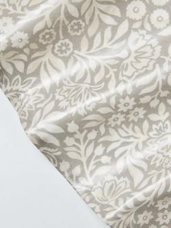 John Lewis Wipe Clean PVC Hidcote Print Round Tablecloth, 180cm, Grey - view 2, Grey