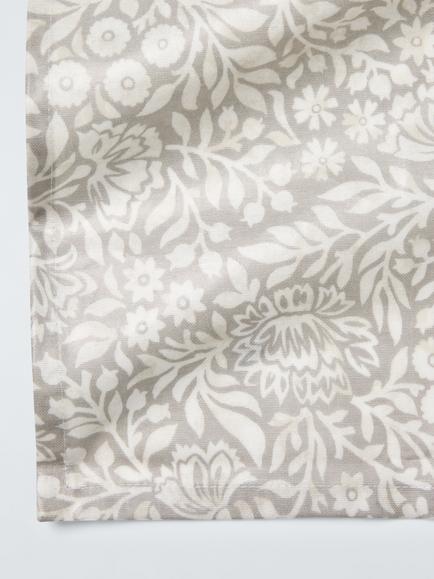 John Lewis Wipe Clean PVC Hidcote Floral Print Tablecloth, Grey, 230 x 140cm - view 2, Grey