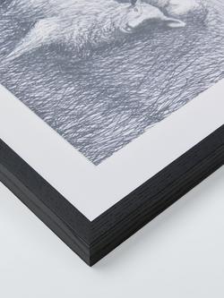 John Lewis Henry Moore 'Sheep Grazing in Long Grass I' Framed Print & Mount, 62 x 47.5cm, Multi - view 2, Multi