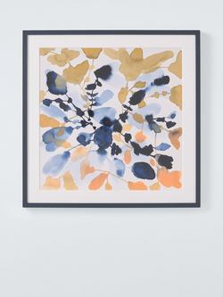 John Lewis Jen G 'Indigo Rock 5' Framed Print & Mount, H62 x W62cm, Multi, Yellow