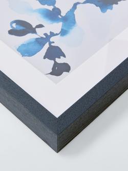 John Lewis Jen G 'Indigo Rock 9' Framed Print & Mount, H82 x W79cm, Blue - view 2, Blue