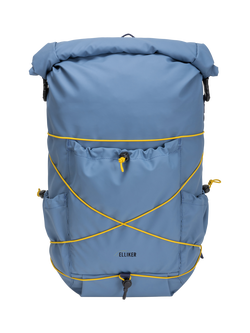ELLIKER Buckden Roll Top Expandable Backpack, 14L, Steel Blue