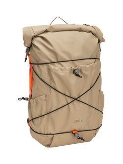 ELLIKER Buckden Roll Top Expandable Backpack, 24/35L - view 2, Sand