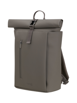 Lipault LOST IN BERLIN Rolltop Backpack, 19L, Ash Stone