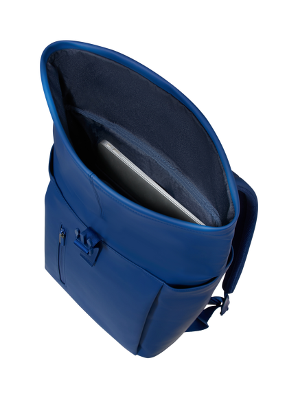 Lipault LOST IN BERLIN Rolltop Backpack, 19L - view 2, Blue Me Away