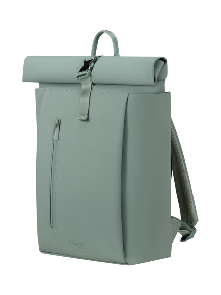 Lipault LOST IN BERLIN Rolltop Backpack, 19L, Yoga Green