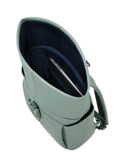 Lipault LOST IN BERLIN Rolltop Backpack, 19L - view 2, Yoga Green