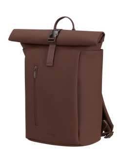 Lipault LOST IN BERLIN Rolltop Backpack, 19L, Spiced Mocha