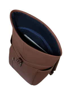 Lipault LOST IN BERLIN Rolltop Backpack, 19L - view 2, Spiced Mocha