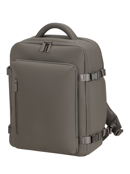 Lipault LOST IN BERLIN Travel Backpack, 31L, Ash Stone
