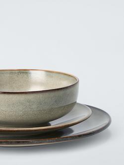 John Lewis Artisan Stoneware Dinnerware Set, 12 Piece, Natural - view 2, Natural