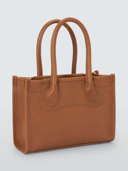 Vivienne Westwood Troy Small Tote Crossbody Bag, Honey - view 2, Honey/Dark Silver