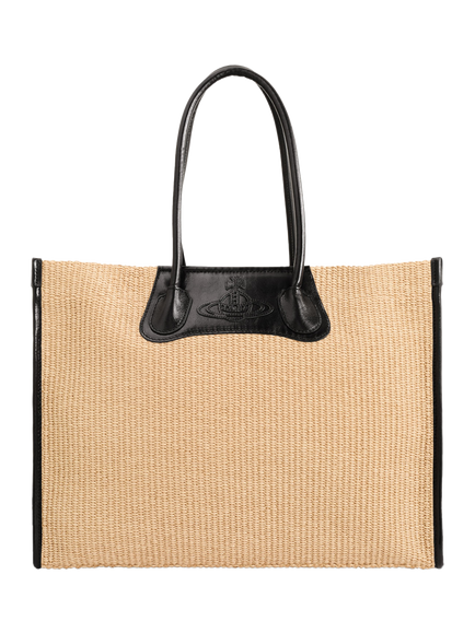 Vivienne Westwood Troy Tote Bag, Natural, Natural