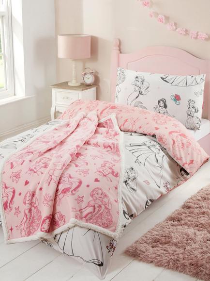 Disney Disney Princess Reversible Duvet Cover & Pillowcase Set, Single - view 2, Natural