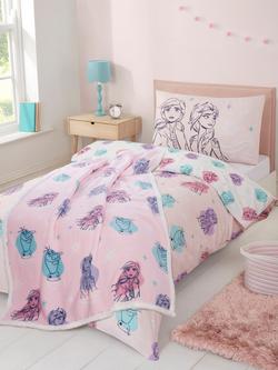 Disney Frozen Reversible Duvet Cover & Pillowcase Set, Single - view 2, Natural