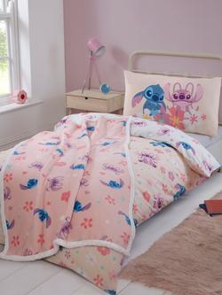 Disney Lilo & Stitch Reversible Duvet Cover & Pillowcase Set, Single - view 2, Natural