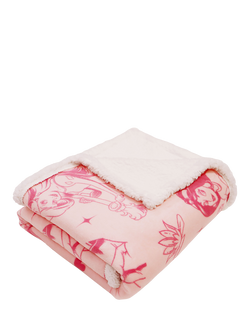 Disney Disney Princess Sherpa Throw, Natural