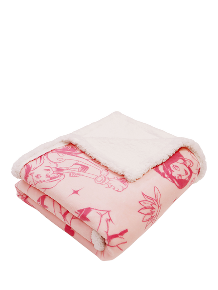 Disney Disney Princess Sherpa Blanket, Natural