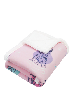 Disney Frozen Sherpa Blanket, Natural