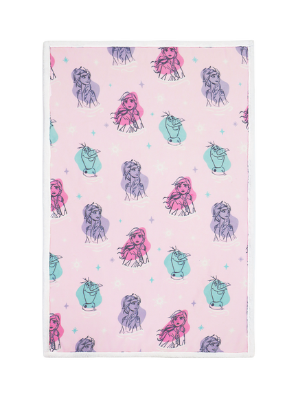 Disney Frozen Sherpa Blanket - view 2, Natural