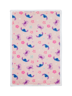 Disney Lilo & Stitch Fleece Blanket - view 2, Natural
