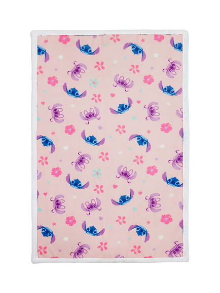 Disney Lilo & Stitch Fleece Blanket - view 2, Natural
