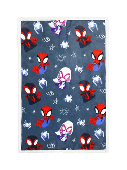 Spidey And His Amazing Friends Sherpa Blanket - view 2, Natural