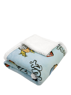 Marvel Avengers Sherpa Blanket, Natural