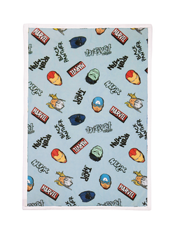Marvel Avengers Sherpa Blanket - view 2, Natural