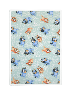 Bluey Sherpa Blanket - view 2, Natural