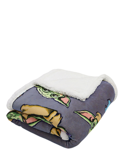 Star Wars The Mandalorian Sherpa Blanket, Natural