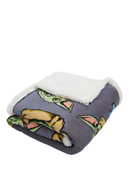 Star Wars The Mandalorian Sherpa Blanket, Natural