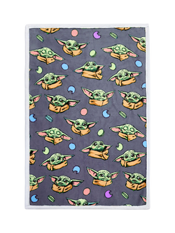 Star Wars The Mandalorian Sherpa Blanket - view 2, Natural