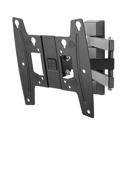 One For All WM4259 Tilt & Turn TV Bracket for TVs up to 43”, Black, Black