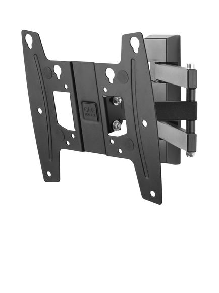 One For All WM4259 Tilt & Turn TV Bracket for TVs up to 43”, Black, Black