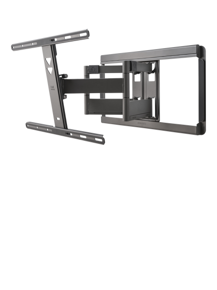 One For All WM5660 Tilt & Turn TV Bracket for TVs from 42” to 100”, Black, Black