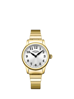 Rotary LB05762/22 Women's Heritage Altera Bracelet Strap Watch, Gold, Gold