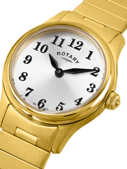 Rotary LB05762/22 Women's Heritage Altera Bracelet Strap Watch, Gold - view 2, Gold