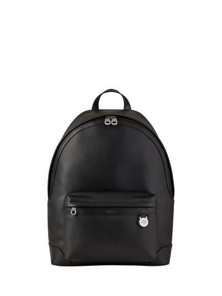 Mulberry Heritage Leather Backpack, Black, Black