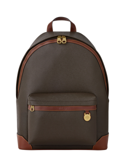 Mulberry Heritage Leather Backpack, Mole & Cognac, Mole & Cognac