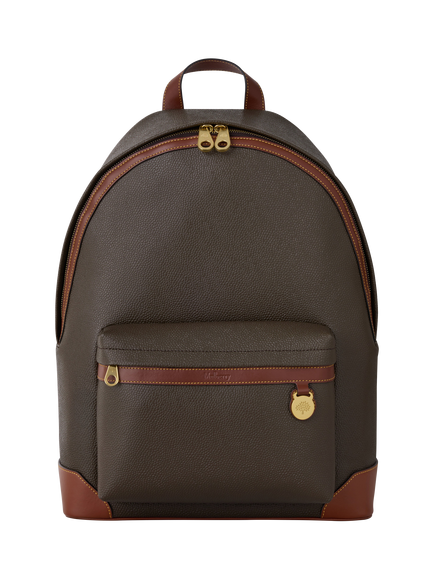Mulberry Heritage Leather Backpack, Mole & Cognac, Mole & Cognac