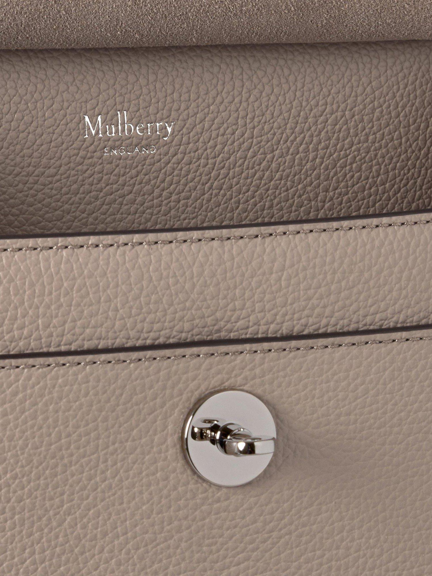 Product image 4 of 5, which shows Mulberry Antony Small Leather Crossbody Bag, Cashmere Taupe