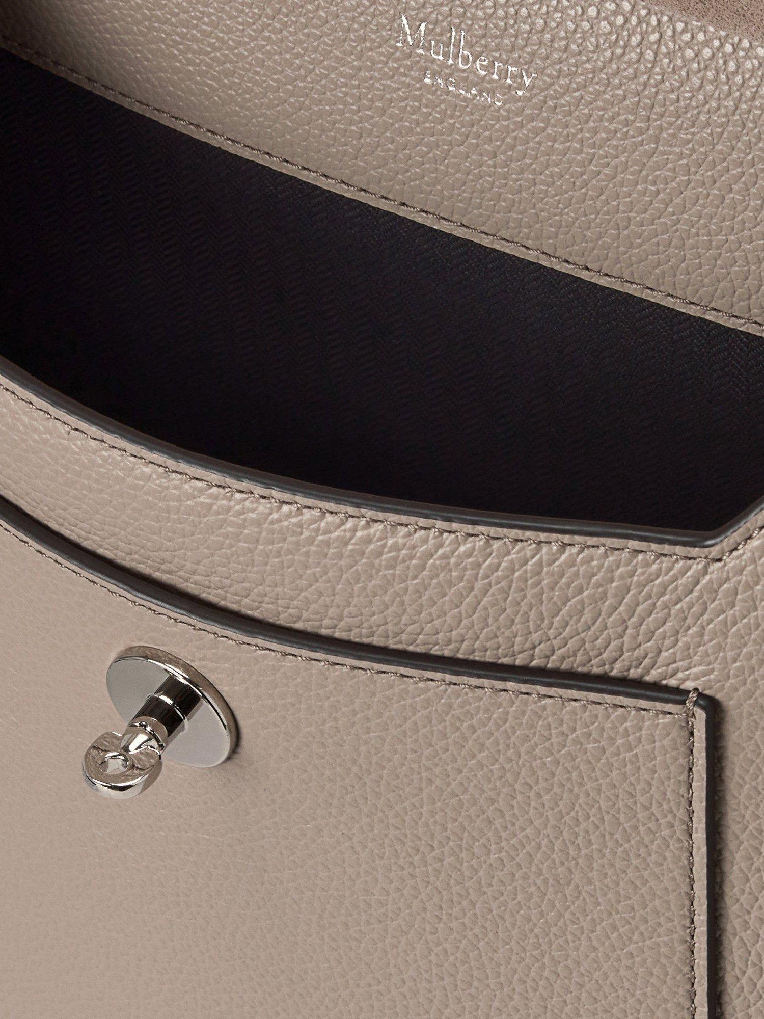 Product image 5 of 5, which shows Mulberry Antony Small Leather Crossbody Bag, Cashmere Taupe