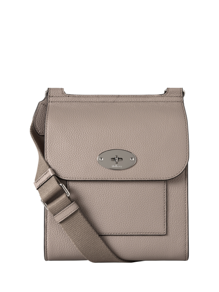 Mulberry Small Antony Leather Messenger Bag, Cashmere Taupe