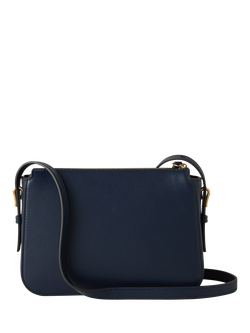 Mulberry Clovelly Leather Crossbody Pouch - view 2, Night Sky