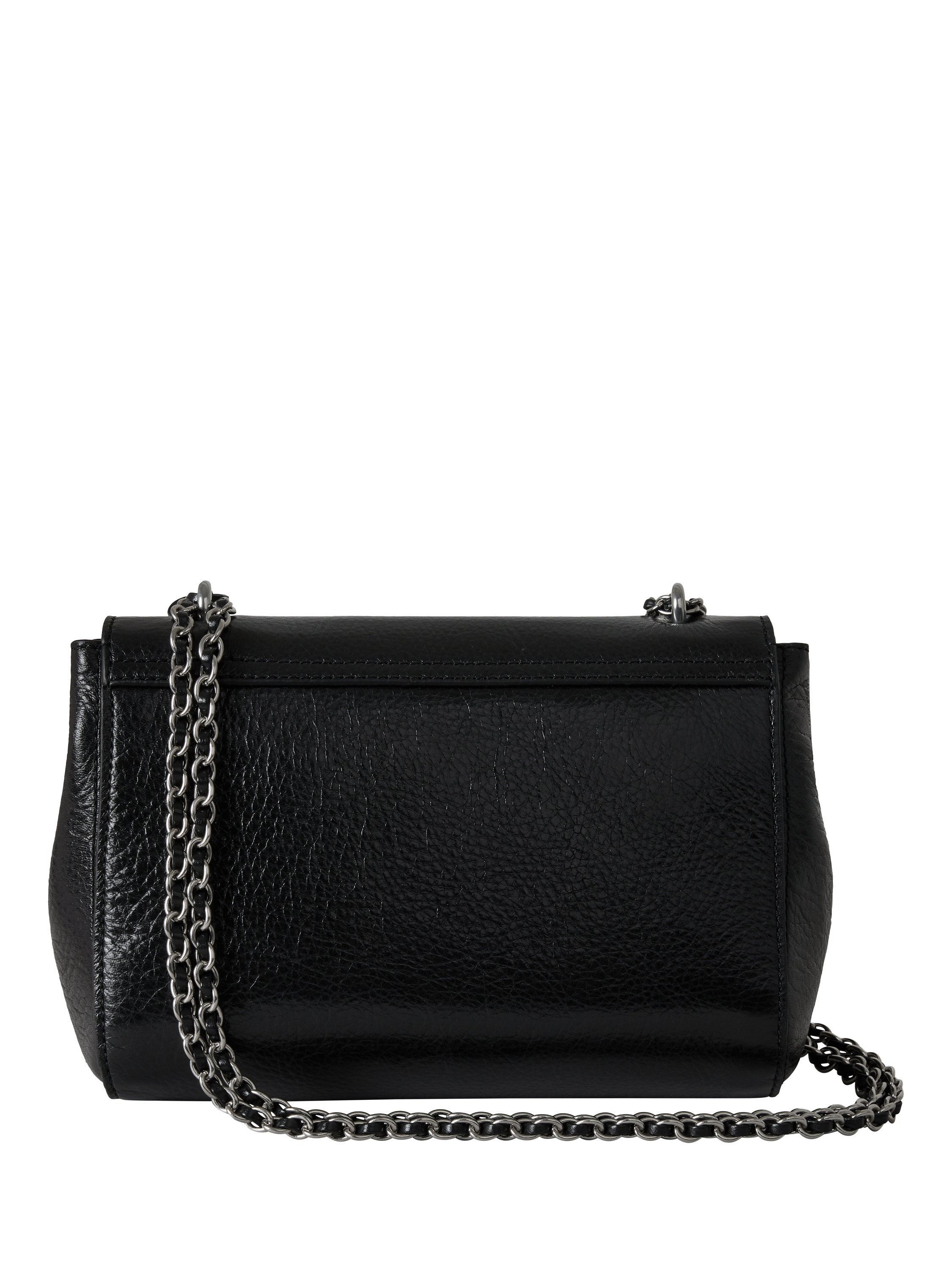 Product image 2 of 5, which shows Mulberry Lily Leather Crossbody Bag, Black