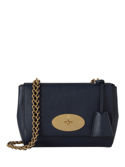 Mulberry Lily Leather Shoulder Bag, Night Sky, Night Sky